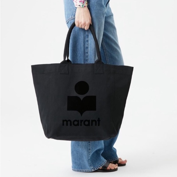 Isabel Marant Large Purple Cavas Shopper Shoulder Tote Bag - Picture 6 of 6